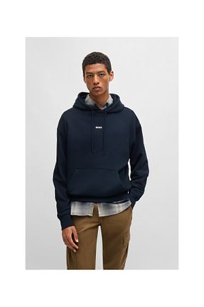 سوئیشرت آبی مردانه ساده BOSS - کد 868567747