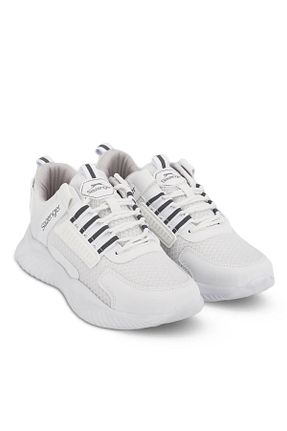 کفش اسنیکر سفید مردانه بند دار Slazenger - کد 810042080