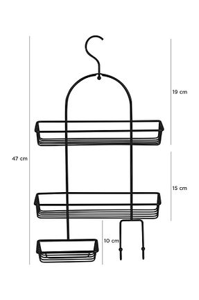 آویز حمام مشکی Okyanus Home - کد 106042921