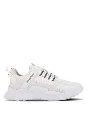 کفش اسنیکر سفید مردانه بند دار Slazenger - کد 810042080