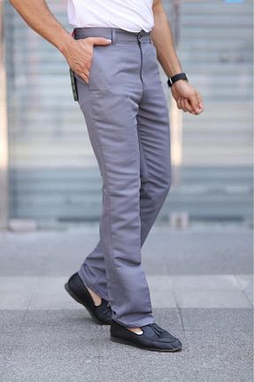 شلوار طوسی مردانه پلی ویسکون PHANTOM JEANS - کد 843245266
