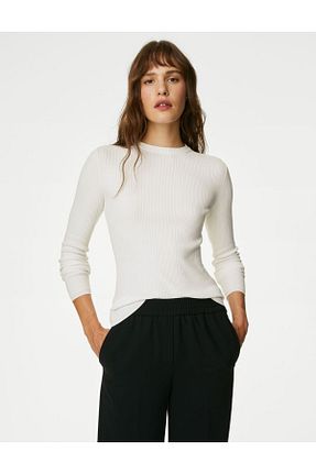 پلیور بژ زنانه ساده Marks & Spencer - کد 814722576