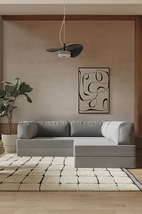 ست گوشه ای طوسی 200 x 200 Modalife - کد 881146692