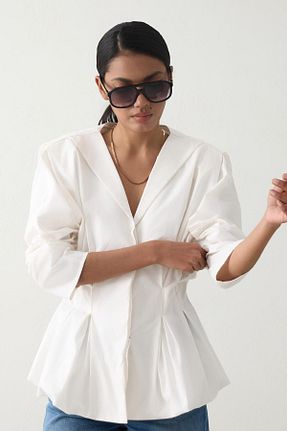 بلوز نباتی زنانه ساده Setre - کد 900599388