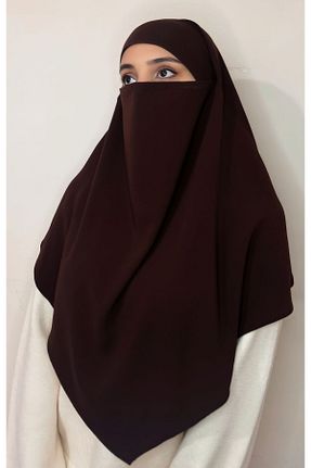 شال قهوه ای زنانه Medine İpeği Soy mejor - کد 899854838