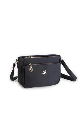 کیف دوشی مشکی زنانه چرم مصنوعی Nas Bag - کد 900580004
