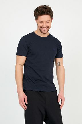 تیشرت سرمه ای مردانه رگولار Slazenger - کد 80002650