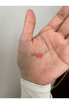 گردنبند استیل ( فولاد ) زرد استیل (فولاد) Hoop jewelery - کد 900553728