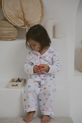 ست لباس راحتی رنگی بچه گانه Kalp DoDo