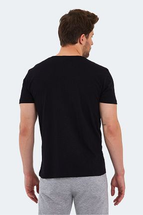 تیشرت مشکی مردانه رگولار Slazenger - کد 144956325