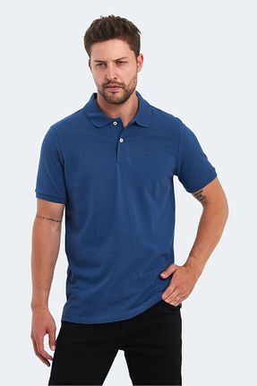 پولوشرت آبی مردانه %100 پنبه Slazenger - کد 89452051