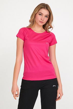 تیشرت صورتی زنانه رگولار Slazenger - کد 240107700
