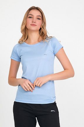 تیشرت آبی زنانه رگولار Slazenger - کد 240107681