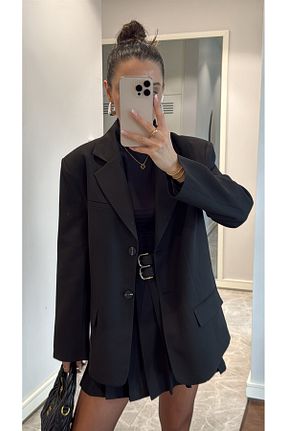 کت مشکی زنانه اورسایز sinemkivanc co - کد 900558997