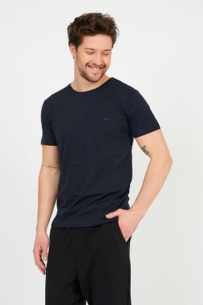 تیشرت سرمه ای مردانه رگولار Slazenger - کد 80002650