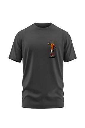 تیشرت طوسی مردانه رگولار Galatasaray - کد 789261325