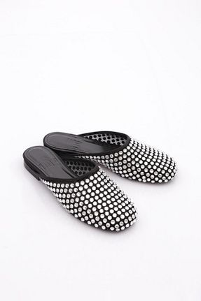 دمپائی مشکی زنانه چرم مصنوعی Dgn - کد 900597959