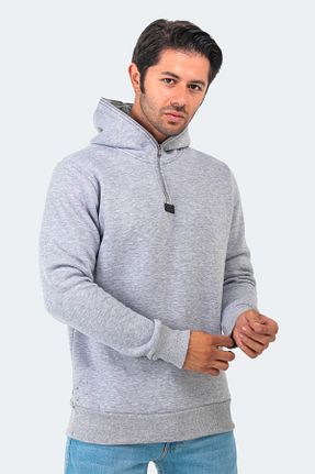 سوئیشرت اسپرت طوسی مردانه رگولار Slazenger - کد 349179185