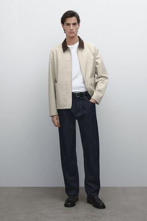 شلوار جین آبی مردانه پاچه لوله تفنگی Massimo Dutti - کد 900627734