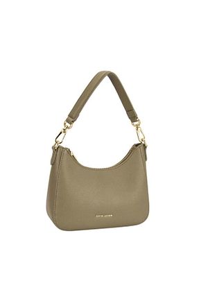 کیف دوشی خاکی زنانه چرم مصنوعی David Jones - کد 896031738