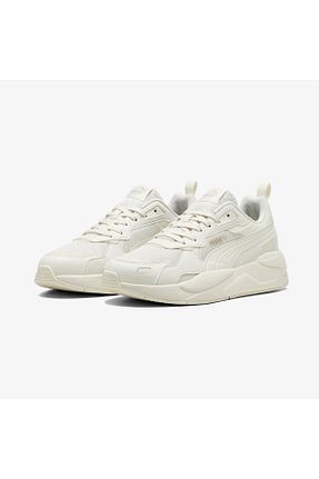 کفش اسنیکر بژ زنانه بند دار Puma - کد 896231007