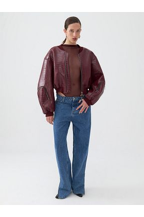 کاپشن زرشکی زنانه Relaxed Nocturne - کد 851256884