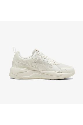 کفش اسنیکر بژ زنانه بند دار Puma - کد 896231007