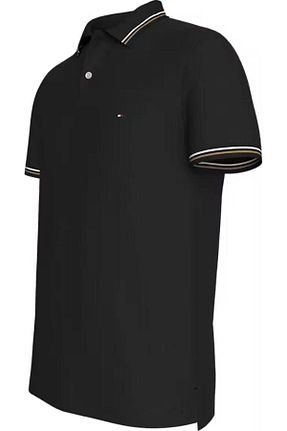 پولوشرت مشکی مردانه پنبه - الاستین Tommy Hilfiger - کد 861262727