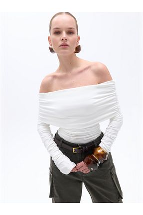 بلوز نباتی زنانه ساده Nocturne - کد 870027809