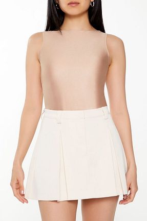 بلوز بژ زنانه ساده Forever 21 - کد 866517650