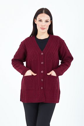 رویه زرشکی زنانه پشمی Elçelya Moda - کد 367942908