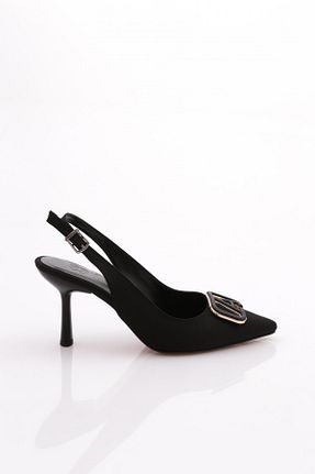 کفش پاشنه بلند کلاسیک مشکی زنانه نبوک Dgn - کد 900564179