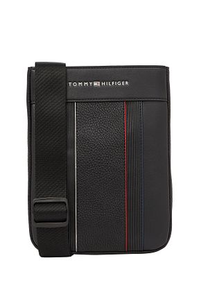کیف پستچی مشکی مردانه Tommy Hilfiger - کد 900611535