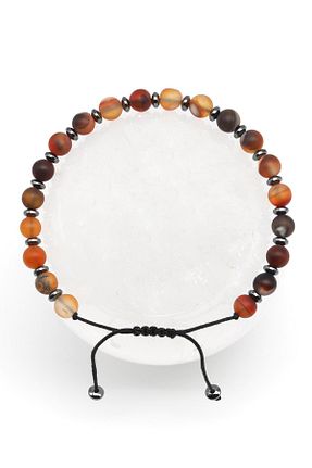 دستبند جواهر رنگی زنانه سنگ طبیعی Alibaba Doğaltaş - کد 838812592
