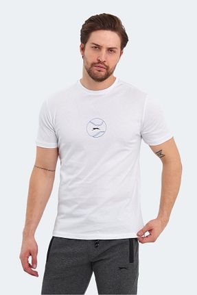 تیشرت سفید مردانه رگولار Slazenger - کد 741691355