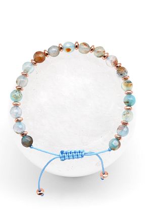 دستبند جواهر رنگی زنانه سنگ طبیعی Alibaba Doğaltaş - کد 815165542