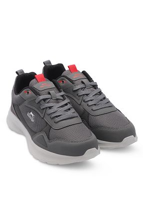 کفش اسنیکر طوسی مردانه بند دار Slazenger - کد 734327607