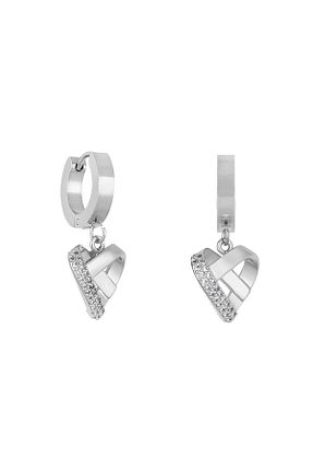 گوشواره استیل (فولاد) سفید استیل ضد زنگ Cacharel - کد 900627770