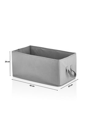 نظم دهنده کمد طوسی پارچه She Berrak - کد 868355158