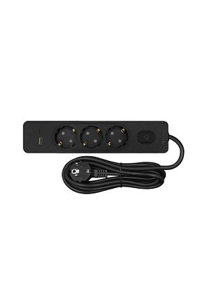 کابل افزودنی پریز گروهی مشکی 3 SELDUR - کد 847837443