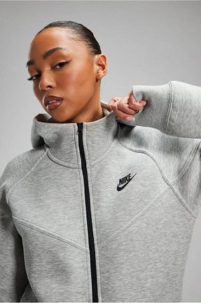 سوئیشرت اسپرت طوسی زنانه رگولار Nike - کد 901909345