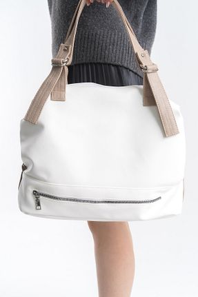 کیف دوشی سفید زنانه چرم مصنوعی Solo Bag - کد 900667436