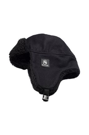 کلاه مشکی مردانه پشمی Soocap - کد 900358579