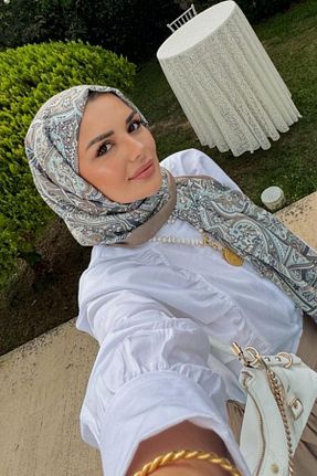 شال رنگی زنانه پنبه ای carell - کد 885189418