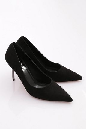 کفش پاشنه بلند کلاسیک مشکی زنانه چرم مصنوعی Dgn - کد 767433886
