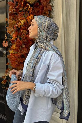 شال رنگی زنانه پنبه ای carell - کد 885175209