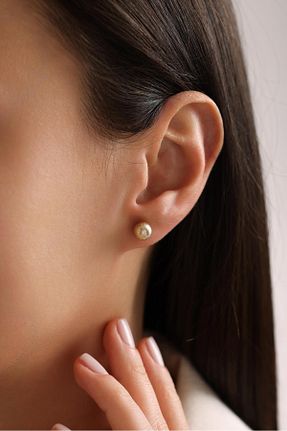 گوشواره طلا طلائی زنانه 14 عیار Tufanlar Kuyumculuk - کد 901932079
