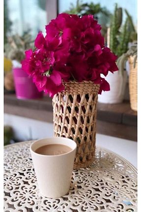 گلدان قهوه ای چوب Genel Markalar - کد 477340302