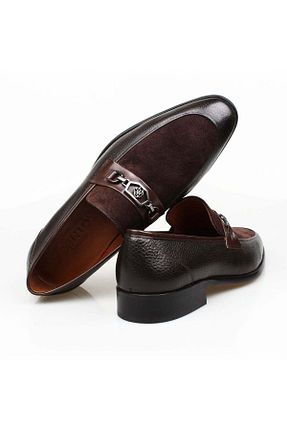 کفش کلاسیک قهوه ای مردانه پاشنه کوتاه (1 - 4 سانتی متر) Butik - کد 900648623