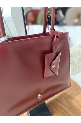 کیف دوشی زرشکی زنانه ZeynepKeskinDesign - کد 900673348